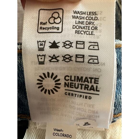 Reformation Cynthia High Rise Straight Jeans Size 33 NWT - Picture 10 of 11